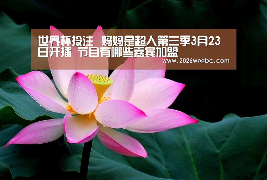 世界杯投注-妈妈是超人第三季3月23日开播 节目有哪些嘉宾加盟(图2) 世界杯投注
